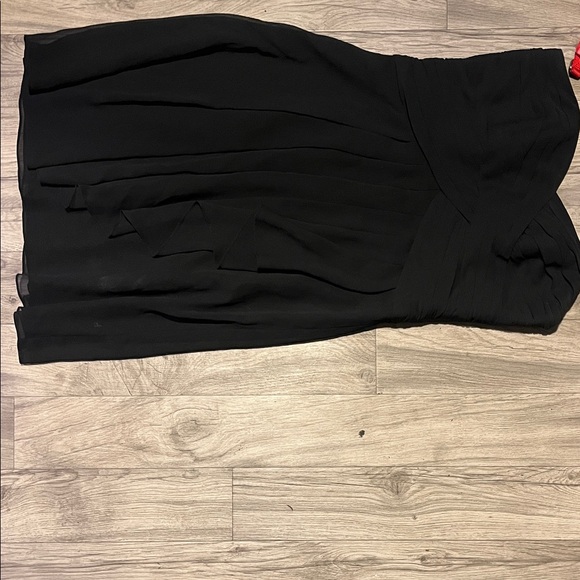 David's Bridal Black Strapless Dress - Picture 1 of 3